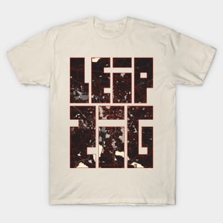 Leipzig, Germany City Map Typography - Vector T-Shirt